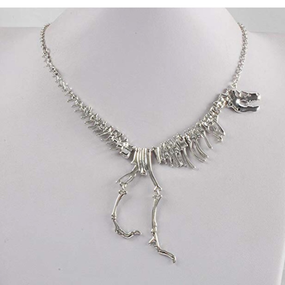(A48) Dinosaur Skeleton Tyrannosaurus necklace Set